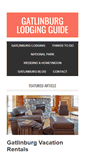 Mobile Screenshot of gatlinburg-lodging-guide.com
