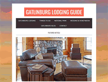 Tablet Screenshot of gatlinburg-lodging-guide.com